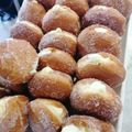 il Sandra Marinucci quando ha preparato Bomboloni fritti