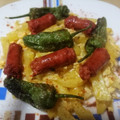 El cooksnap de Enrique Miguel Carnicero cuando hizo Huevos rotos con chistorra.