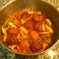 El cooksnap de fatimapr1966 cuando hizo Albóndigas guisadas con sepia y guisantes.