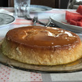 El cooksnap de Elena cuando hizo Flan de queso.
