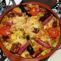 El cooksnap de Paqui Vizuete cuando hizo Arroz al horno valenciano.