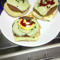 El cooksnap de Jhonatan Giraldo Gutièrrez cuando hizo Hamburguesas a la paila con verduras y huevo.