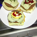 El cooksnap de Jhonatan Giraldo Gutièrrez cuando hizo Hamburguesas a la paila con verduras y huevo.