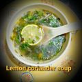 Trupti Siddhapara का कुकस्नैप जब उन्होंने लेमन कोरिएंडर सूप (Lemon coriander soup recipe in hindi) बनाया था।