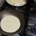 El cooksnap de flor berral cuando hizo Panqueques con dulce de leche.