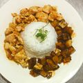 El cooksnap de Anabel 😊👩‍🍳👩‍💻🙌 cuando hizo Pollo al curry con arroz y batata.