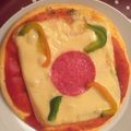 El cooksnap de Cocinando con Allyta cuando hizo Pizza con champiñones.