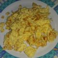 El cooksnap de Pandita cuando hizo Huevos revueltos.