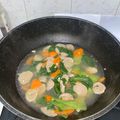 Cooksnap dari ninda zahra zulfia harahap untuk resep Tumis / capcay pakcoy, jagung, bakso, wortel