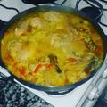 El cooksnap de Mario Daniel Cejas cuando hizo Pollo al disco.