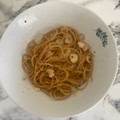 El cooksnap de Marta Muñoz cuando hizo Pasta con gambas y nata.
