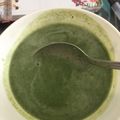 El cooksnap de Anna Rojas cuando hizo Crema de espinaca.