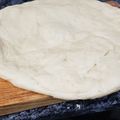El cooksnap de Claudia Stone cuando hizo Pizza - masa aereada.