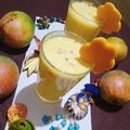 Lovely Agrawal's cooksnap of when they made Mango mastani.