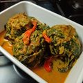 Cooksnap dari Tiara Mom's 3 R untuk resep 21. Buntil daun pepaya