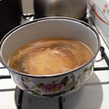 El cooksnap de Alma Azul Francia cuando hizo Almíbar para tortas.
