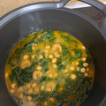 El cooksnap de Caritina Rb cuando hizo Garbanzos con espinacas y gambas.