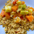 El cooksnap de Nuria Garcia Baeza cuando hizo Couscous de calabacín y calabaza.