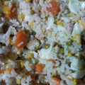 El cooksnap de Mari. V T cuando hizo Ensalada de arroz.