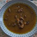 El cooksnap de Almudena Good cuando hizo Estofado de sobrantes de carne de ciervo.
