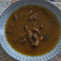 El cooksnap de Almudena Good cuando hizo Estofado de sobrantes de carne de ciervo.
