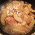 El cooksnap de Ma Mercedes Arias cuando hizo Membrillos en almíbar.