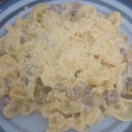 El cooksnap de Verito MB cuando hizo Pasta carbonara con champiñones.