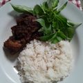 Cooksnap dari Nurlia Ningsih untuk resep Nasi Bebek bumbu hitam ala madura
