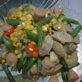 Cooksnap dari gendisalmahira untuk resep Tumis Buncis Jagung Manis plus Sosis