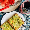 Soni Mehrotra का कुकस्नैप जब उन्होंने स्मैश्ड एवोकाडो चीज़ सैंडविच (Smashed Avocado Cheese Sandwich) बनाया था।