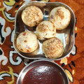 Binni's cooksnap of when they made Moong dal appe.