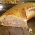 El cooksnap de Daniela Tejera cuando hizo Rosca de jamón y queso sencilla.