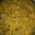 El cooksnap de tamara cone cuando hizo Arroz primavera con azafrán.
