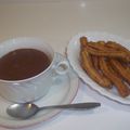 El cooksnap de Kiko cuando hizo Churros y chocolate a la taza.