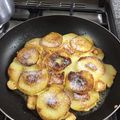El cooksnap de Matilde Gularte cuando hizo Panqueque de Manzana.
