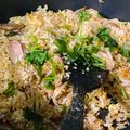 Cooksnap Sesimple Loralin semasa beliau membuat Nasi Goreng Sos Korea Adabi.