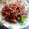 Cooksnap của Thu Mèo khi họ làm theo món Cá cơm rim mặn ngọt