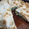 El cooksnap de Celeste Lopardo cuando hizo Tarta de espinaca y 3 quesos.