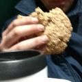El cooksnap de Meli Sanchez cuando hizo Galletas de avena y choco chips.