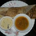 Mrinalini Saha's cooksnap of when they made প্লেন ধোসা (Plain dosa recipe in Bengali).