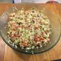 El cooksnap de Cristian Fonseca cuando hizo Ensalada árabe: Tabulé.