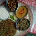 Meena Mathur का कुकस्नैप जब उन्होंने दोपहर की थाली (लंच) (dopahar ki thali recipe in Hindi) बनाया था।