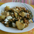 El cooksnap de Lourdes Martinez cuando hizo Garbanzos con acelgas (vegano).