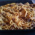 Bill Duffy's cooksnap of when they made Baked Spaghetti.