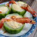 Wei Li 的 絲瓜蒸蛋蝦 cooksnap