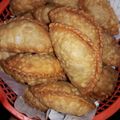 Sonam Jain's cooksnap of when they made Diwali special gujiya.