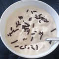 El cooksnap de Angélica Gdy cuando hizo Mousse de platano con vainilla.