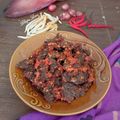 Cooksnap dari Dhapu Dewi untuk resep Dendeng Jantung Pisang