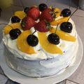 El cooksnap de evabcardenas cuando hizo Torta de cumpleaños con frutas de estación.