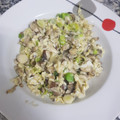 El cooksnap de Hector Fernandez cuando hizo Huevos revueltos con setas y ajos tiernos.